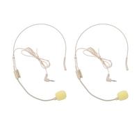 Gatuida Casque Audio 4 Pièces avec Microphone Casque Filaire Antibruit - Micro Omnidirectionnel à Porter sur La Tête - Micro Pédagogique pour La Prise de Parole en Public, Le Chant Et