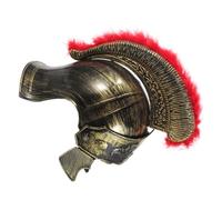 Gatuida Casque de Soldat Médiéval Doré pour Adultes Accessoire de Costume Romain Chapeau Cosplay pour Fête Carnaval et Halloween Décoration Antique Réaliste