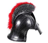 Gatuida Casque de Soldat Romain Ancien pour Adultes Accessoire de Costume Cosplay Casque et Réaliste pour Fête et Photo Unisexe
