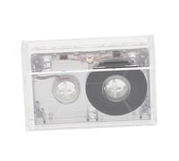 Gatuida Cassette Audio Vierge 60 Mini Plastique Transparent pour Enregistrement Et Décoration Vintage Projets Créatifs Messages Personnalisés