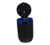 Gatuida Cendrier de Voiture avec Couvercle et Lumière Cendrier Multifonctionnel Acier Inoxydable avec Design Minimaliste pour Intérieur de Voiture Pratique pour Hommes