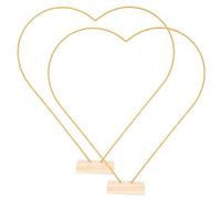 Gatuida Cerceau Cœur Fil De Fer Cadre De Couronne Décoratif Cerceaux Floraux pour Bureau Et Loisirs