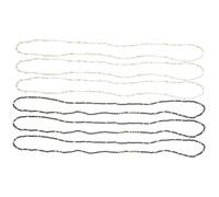 Gatuida Chaîne de Taille pour Femme en Perles de Verre Élastique, Confortable et Résistante à L'usure, pour Vacances Plage et Fêtes D'été, Lot de 6 Pièces