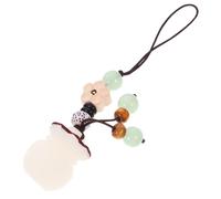 Gatuida Chaîne de Téléphone Portable Sangle Décorative Bodhi Perles Amulette Ornement Suspendu Léger pour Smartphone Lecteur U e Voiture