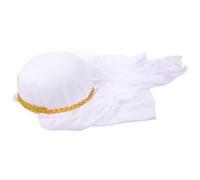 Gatuida Chapeau Arabe Décoratif en Tissu pour Fête et Carnaval, Accessoire de Costume de Jeu de Rôle, Couvre-chef Léger et Pratique pour Bals Masqués et Soirées à Thème