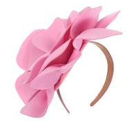 Gatuida Chapeau bibi fleuri - Chapeaux bibi floraux pour femmes, parfaits pour les goûters, les offices religieux et les festivals (rose).