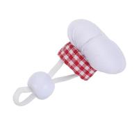 Gatuida Chapeau de Chef Tricoté Main pour Petits Animaux - Toque Miniature Ajustable en Tissu Doux et Résistant, Taille Unique pour Hamsters, Cochons d'Inde, Reptiles et Lapins -