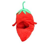 Gatuida Chapeau de Piment Rouge, Couvre-Chef Doux et Flexible, Accessoire de Déguisement Léger pour Fête, Protection Le Vent Froid, Couvre-Chefs Adorables pour Performance et Photo