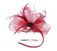 Gatuida Chapeau de thé en maille bandana bandeau chapeau melon casque pour femme barrette cheveux voile mariée fascinateurs pour les femmes tea party chapeaux de fascinateur soie