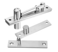 Gatuida Charnières Pivots Invisibles Lourdes Acier Inoxydable pour Portes Quincaillerie Discrète pour Portes Secrètes et Bibliothèques