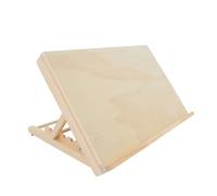 Gatuida Chevalet de Table en Bois Pliable Réglable 4 Positions 45X31X65 CM Support Photo de Table Portable pour Peinture Dessin Exposition Bureau Atelier