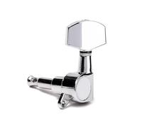 Gatuida Chevilles Daccordage Banjo Lr pour Guitares Acoustiques et Électriques de Têtes Chrome pour Cordes Acier Accessoires de Remplacement Robustes et