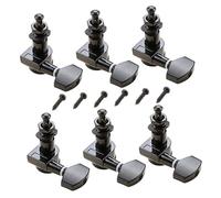 Gatuida Chevilles de Mécaniques Verrouillables pour Guitare Acoustique et Basse Jeu Lr Noir Accessoire Guitariste Vis pour Montage Facile