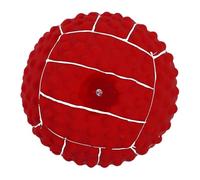 Gatuida Chiens et Chiots Latex Molaire Résistant Mastication Nettoyage des Dents et Renforcement du Lien Balle Siffleuse Rouge pour Animaux de Compagnie