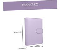 Gatuida Classeur Budget Portable Cuir PU avec Poche Zippée Organiseur Dargent et Enveloppes pour Économies Carnet Compte Personnel Polyvalent pour de Budget