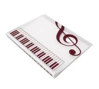 Gatuida Classeur de Musique A4 en Pp Compact et Résistant pour Organiser Partitions et Documents, pour Bureau et Présentations Rangement Pratique et Design Épuré