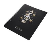 Gatuida Classeur Partitions Transparent avec Pochettes Recto Verso pour Rangement Partitions Musique Organiseur Durable pour Professeurs et Musiciens Pochette Flexible pour Inférieures