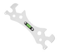 Gatuida Clé Sanitaire Multifonction Acier Inoxydable assin Horizontale Double-Ended, Outil De Plomberie Pour Cuvette De Toilettes, Installation Électrique Et Réparation Salle De