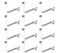 Gatuida Clips à Ressort en Acier de V, Lot de 40 Pièces, Double Tête Creuse 8 Mm, Bouton-Poussoir Réglable, pour Fixation Tube Télescopique Kayak, Parasol et Tente, Accessoires