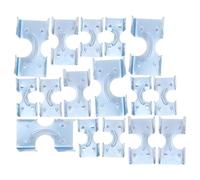 Gatuida Clips Câbles Doubles Robustes en Fer Galvanisé 16 Pièces, Compatibles Câbles Métalliques 8-16 Mm, Clips de Fixation Lourds pour Levage, Arrimage et Travaux Extérieurs