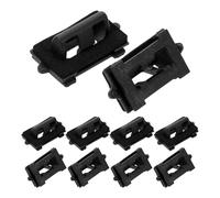 Gatuida Clips de Fixation pour Garniture Intérieure de Voiture Lot de 10 Clips en Plastique Noir Compatibles avec Véhicules de Marque Allemande à Poussée Automatique pour