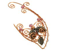 Gatuida clips d'oreille non percés boucles d'oreilles clips oreilles d'elfe manchettes d'oreille de fée agrafe adulte crochet d'oreille rétro crochet d'oreille d'elfe alliage Or rose