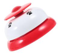 Gatuida Cloche Entraînement pour Animaux Outil de Formation pour Chiens et Chiots Améliore Cognitives de Problèmes pour Apprentissage Propreté S Tours de Base Couleur Blanche avec Base