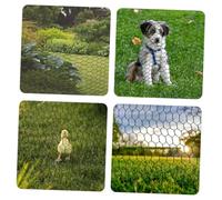 Gatuida Clôture Grillagée Galvanisée Filet Métallique Vert pour Poulets Filet de Protection pour Jardin et Animaux Maille Résistante pour Bricolage et Clôture Extérieure