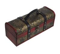 Gatuida Coffret à Vin Bois pour Bouteille Coffret De Présentation Conteneur à Vin Boîte De Rangement Rétro Caisse Domestique