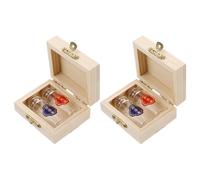 Gatuida Coffret souvenir en bois pour la première coupe de cheveux de bébé, comprenant une boîte de rangement pour les cheveux et un flacon pour le cordon ombilical. Souvenir idéal pour conserver