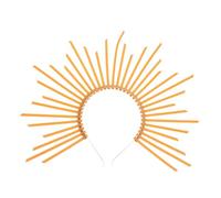 Gatuida Coiffe de Halo Féminine pour Festival Accessoire de Cheveux DIY Doré pour Mariage et Fête