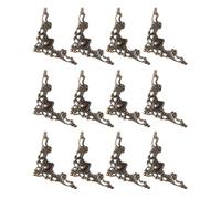 Gatuida Coins de Livres en Métal 20 Pièces, Protections d'angle Rétro pour Albums Photos et Menus, Usage Scrapbooking