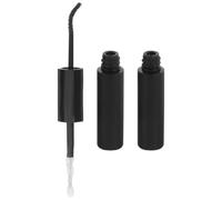 Gatuida Colle à Faux Cils Professionnelle à Double Embout, Séchage Rapide, Facile à Utiliser, en Plastique Noir, pour Extensions de Cils et Fixation Solide