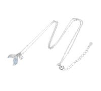 Gatuida Collier Argent Avec Pendentif De Coquillages Chaîne De Clavicule Élégante Bijou De Cou Ajustable Pour Femme