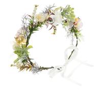 Gatuida Collier de Mariage Fleuri pour Chien Fleurs Artificielles, Ruban Ajustable, Léger et Délicat - Accessoire Photo pour Animaux de Compagnie, pour Fêtes et Cérémonies