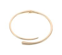 Gatuida Collier Métallique Ouvert à Ressort pour Femme Design Géométrique Irrégulier Collier Punk Ajustable à Fermeture Charnière Statement pour Mariage et Fête