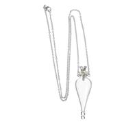 Gatuida Collier Pendentif Bouteille Mini pour Souhaits Flacon Potion DIY Transparent Décoratif et Facile à Nettoyer Accessoire Artisanal pour Bijoux et