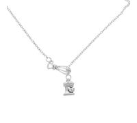 Gatuida Collier Pendentif Machine à Gâteaux Créatif en Alliage Hypoallergénique Accessoire de Cou pour Pâtissier Présent Unisexe Léger et Solide Usage Quotidien et Occasions Spéciales