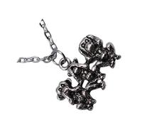Gatuida Collier Pendentif Singe en Alliage pour Femme, Bijou Élégant et Chic, Peau Douce, pour Tenue Quotidienne et Occasions comme Noël