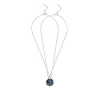 Gatuida Collier Pendentif Yin Yang Couple Ensemble, Alliage Résistant, Design Totem Montagne et Océan, Bijou Symbolique D'amitié, Unisexe, Usage Quotidien et Occasions Spéciales, Taille