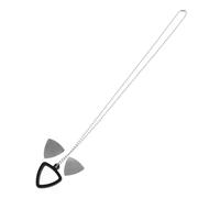 Gatuida Collier Porte Médiators Guitare Silicone avec Médiators INOX Durables Support Pratique pour Folk Électrique Ukulélé et Basse