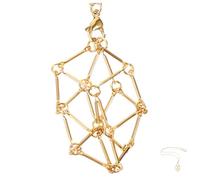 Gatuida Collier Porte-pierre Métal Support Vide pour Pendentif Cordons pour Création de Colliers