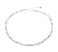 Gatuida Collier pour Femme en Oxyde de Zirconium Étincelants et Chaîne en Argenté, Bijou de Cou pour Exprimer Amour Maternel ou Amitié