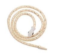 Gatuida Collier Ras Cou Femme Serpent Magnétique Bijou Avec Cristaux Élégant Design Minimaliste Pour Soirée Et Usage Quotidien