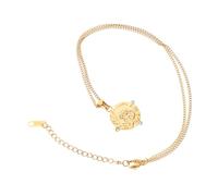 Gatuida Collier Vintage Soleil Bijou Amulette Tarot Cou Collier Pendentif pour Femme Cadeau Anniversaire Mariage