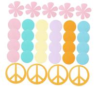 Gatuida Confettis Mariage en Carton Arc-en-Ciel 100 Pièces, Morceaux de Papier Ronds Multicolores pour Décoration de Table Anniversaire, Shower et Fête Prénatale