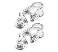 Gatuida Connecteurs de Bornes de Batterie Automobile à Dégagement Rapide Pinces Électriques en Cuivre Support pour Borne Positive Kit 1 Paire Résistance Anticorrosion Usage Voiture