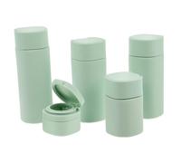 Gatuida Contenant de Voyage Transparent Flacon de Toilette Portable et Rechargeable de Pots pour Produits de Soins pour Shampoing Gel Douche et Lotion