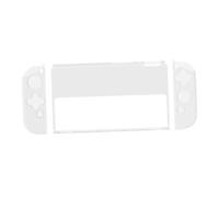 Gatuida Coque de Protection Switch Tpu Transparente Étui Rigide Polycarbonate pour Console Oled, Accessoires de Jeu, Compatible Switch, Protection Renforcée Manette Gauche et Droite,