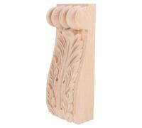 Gatuida Corbeaux Angle Bois Massif Sculpté Moulure Romaine Européenne Décorative Applique Murale pour Salon et Bureau Résistant et Facile à Peindre Décoration Polyvalente pour Intérieur